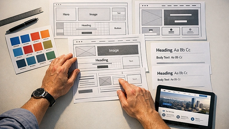 Corporate Design Website: Prinzipien der visuellen Hierarchie